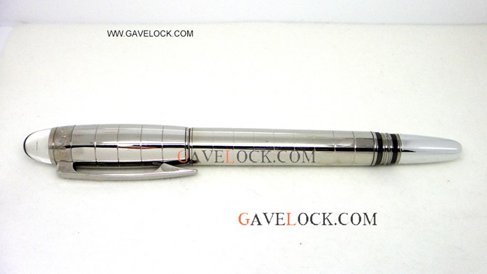 Buy Fake Montblanc Starwalker Silver Rollerball Pen Mont blanc Wholesale